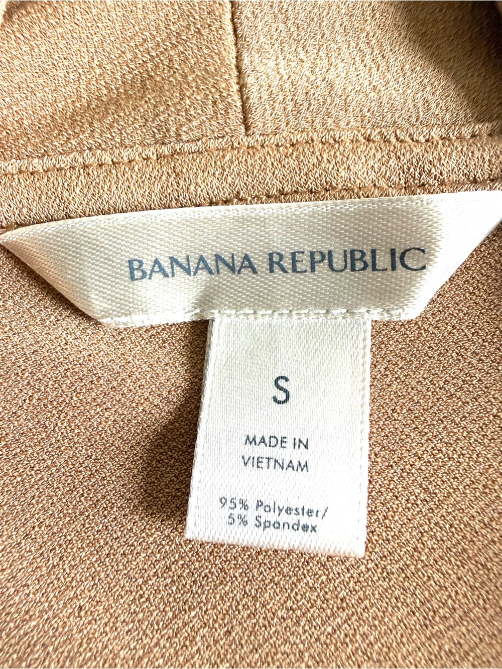 Banana Republic Afternoon Latte Crepe Wrap Top S Corporate Chic Minimalist Work - Picture 10 of 14